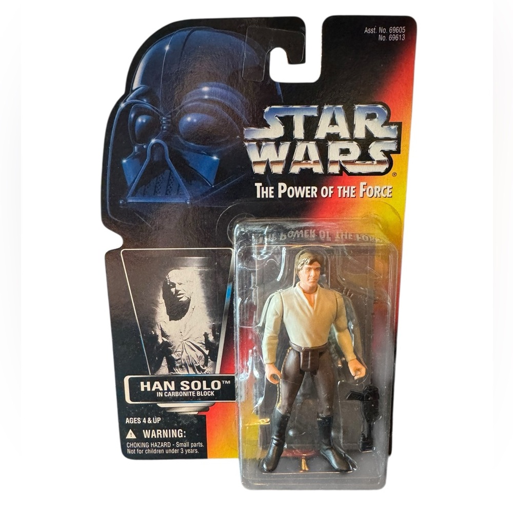 Star Wars Power of the Force Action Figure Han Solo Frozen in Carbonite Block - Picture 3 of 6